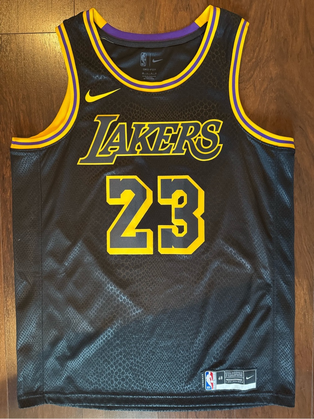 Lakers LeBron Black Mamba Jersey